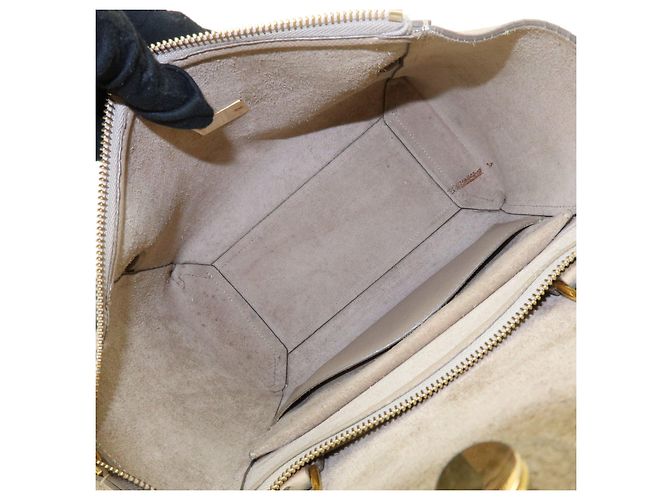 Céline CELINE Borsa Belt Bag in pelle 2WAY Borsa a mano Borsa a tracolla Greige - vista 23