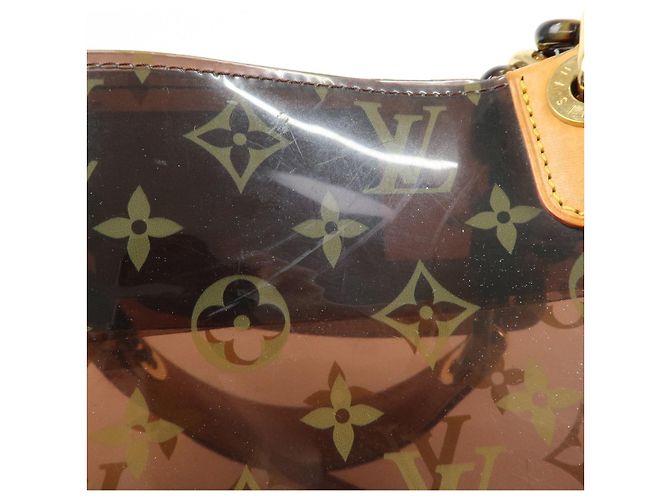 Borsa Tote Louis Vuitton Monogram Cabas Ambre PM Trasparente Marrone M92502 - vista 16
