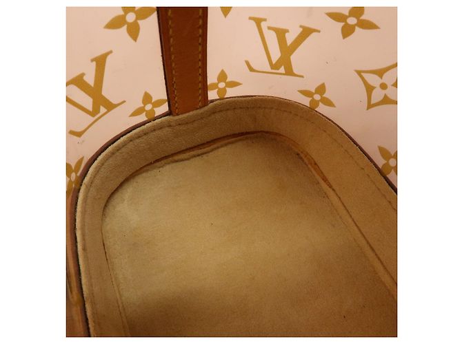 Borsa Tote Louis Vuitton Monogram Cabas Ambre PM Trasparente Marrone M92502 - vista 20