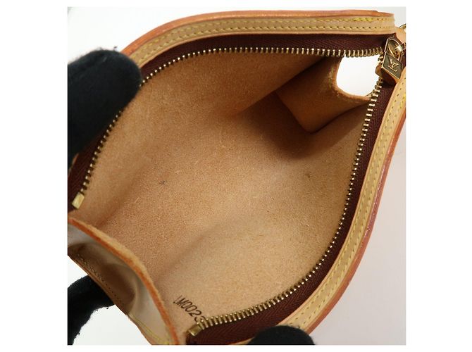 Borsa Tote Louis Vuitton Monogram Cabas Ambre PM Trasparente Marrone M92502 - vista 22