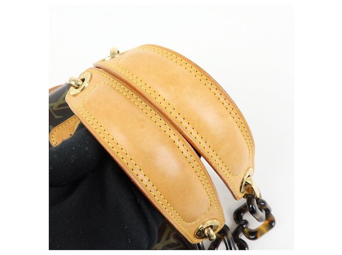 Borsa Tote Louis Vuitton Monogram Cabas Ambre PM Trasparente Marrone M92502 - vista 7