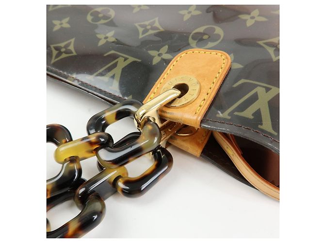 Borsa Tote Louis Vuitton Monogram Cabas Ambre PM Trasparente Marrone M92502 - vista 8