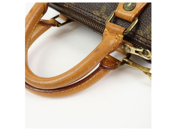 Louis Vuitton Monogram Canvas Mini Speedy Hand Bag & Strap M41534 - vista 11