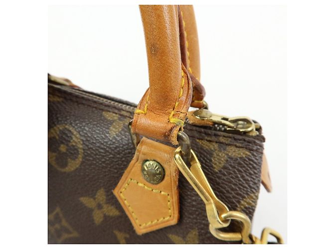 Louis Vuitton Monogram Canvas Mini Speedy Hand Bag & Strap M41534 - vista 12