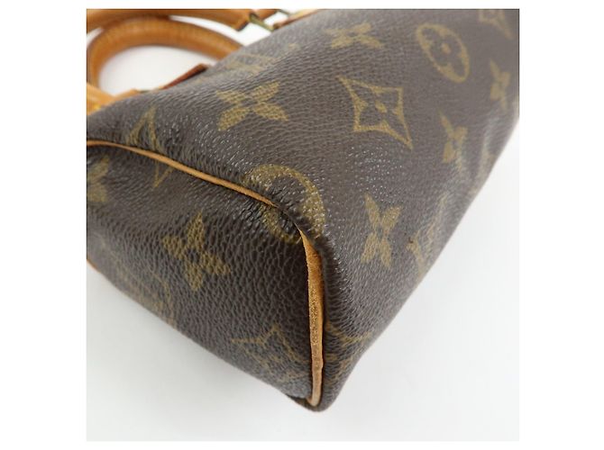 Louis Vuitton Monogram Canvas Mini Speedy Hand Bag & Strap M41534 - vista 14