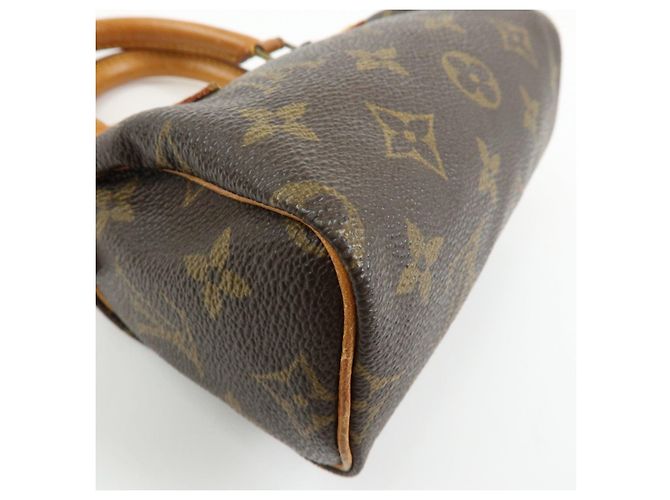 Louis Vuitton Monogram Canvas Mini Speedy Hand Bag & Strap M41534 - vista 16