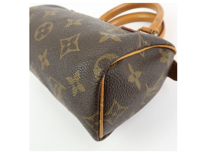 Louis Vuitton Monogram Canvas Mini Speedy Hand Bag & Strap M41534 - vista 17