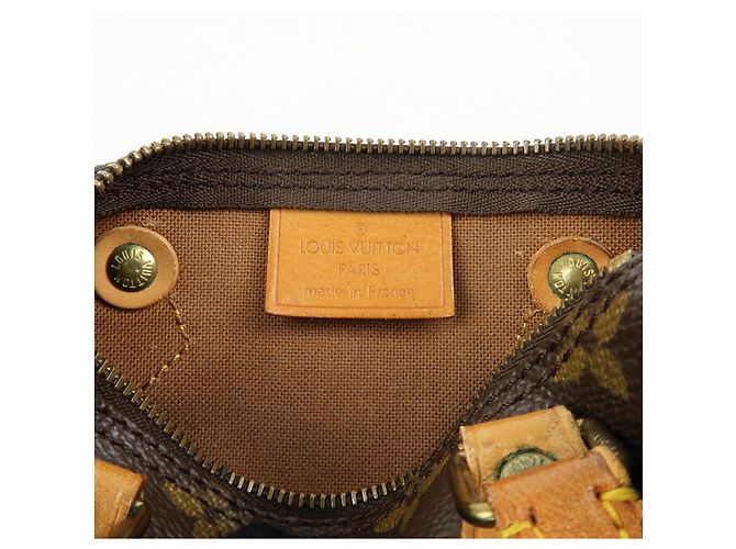 Louis Vuitton Monogram Canvas Mini Speedy Hand Bag & Strap M41534 - vista 23
