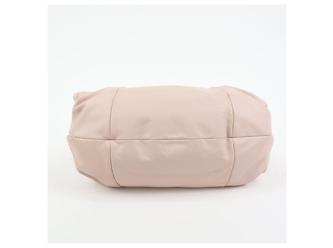Salvatore Ferragamo Borsa a tracolla in pelle con catena e fiocco Ferragamo Vara Pink - vista 5