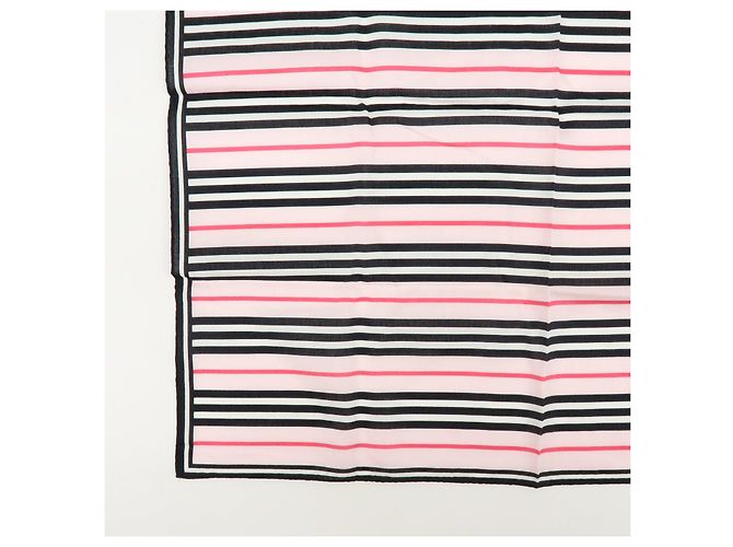 BURBERRY Set di 2 fazzoletti in cotone 100% Nova Plaid Rosa Beige - vista 15