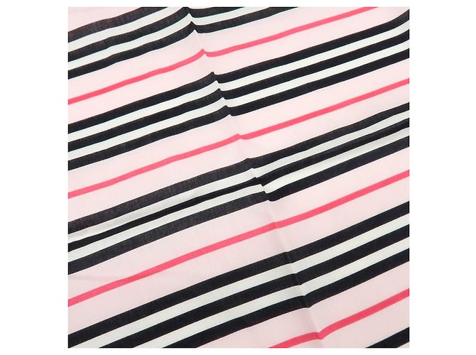 BURBERRY Set di 2 fazzoletti in cotone 100% Nova Plaid Rosa Beige - vista 17