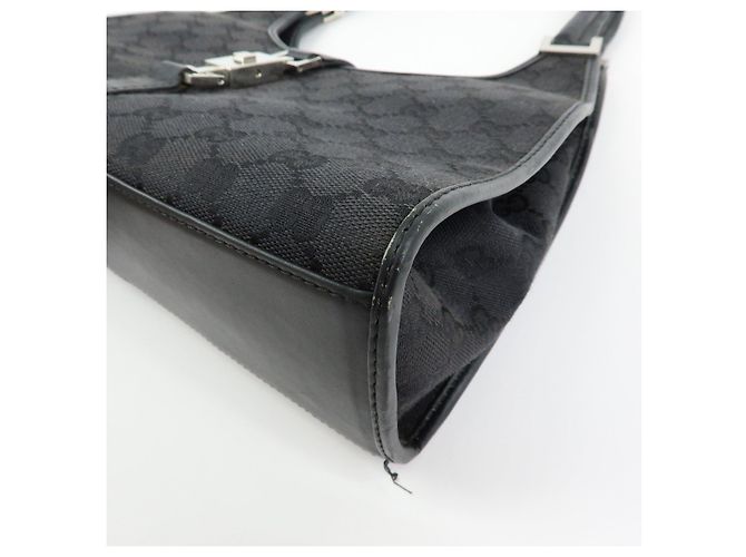 Borsa a mano e a tracolla GUCCI Jackie GG Canvas Leather Nera 001・1067 - vista 10