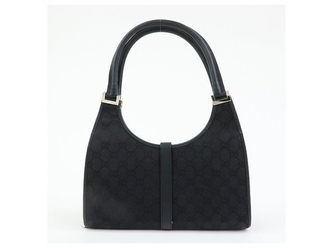 Borsa a mano e a tracolla GUCCI Jackie GG Canvas Leather Nera 001・1067 - vista 2
