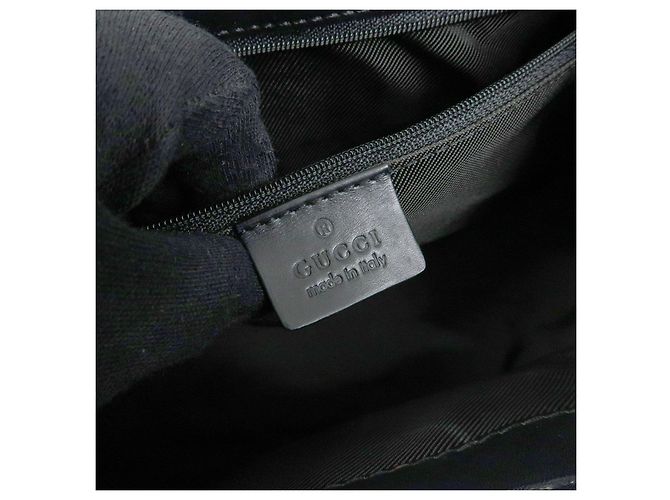 Borsa a mano e a tracolla GUCCI Jackie GG Canvas Leather Nera 001・1067 - vista 22