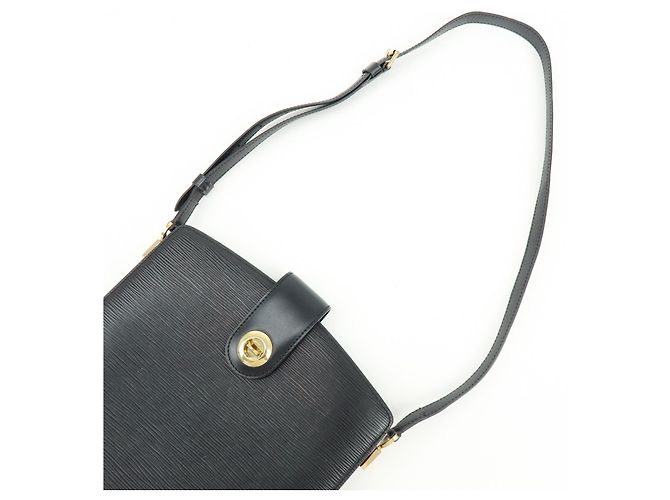 Borsa a tracolla Louis Vuitton Epi Capuchin Noir Black M52342 - vista 6