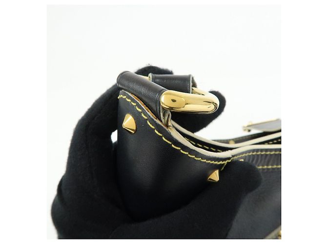 Louis Vuitton Suhali L'Affriolant Leather Shoulder Bag Noir M92851 - vista 10