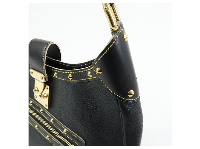 Louis Vuitton Suhali L'Affriolant Leather Shoulder Bag Noir M92851 - vista 14