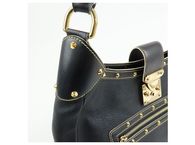 Louis Vuitton Suhali L'Affriolant Leather Shoulder Bag Noir M92851 - vista 15