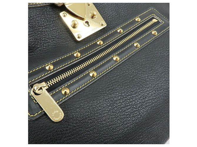 Louis Vuitton Suhali L'Affriolant Leather Shoulder Bag Noir M92851 - vista 16
