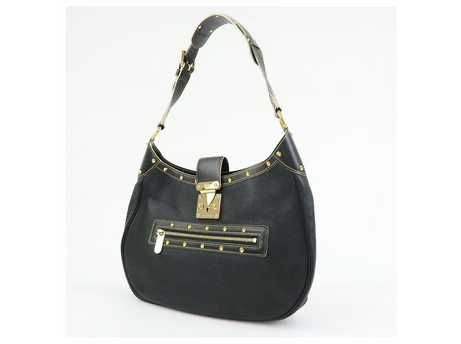 Louis Vuitton Suhali L'Affriolant Leather Shoulder Bag Noir M92851 - vista 3