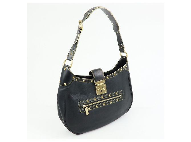 Louis Vuitton Suhali L'Affriolant Leather Shoulder Bag Noir M92851 - vista 4