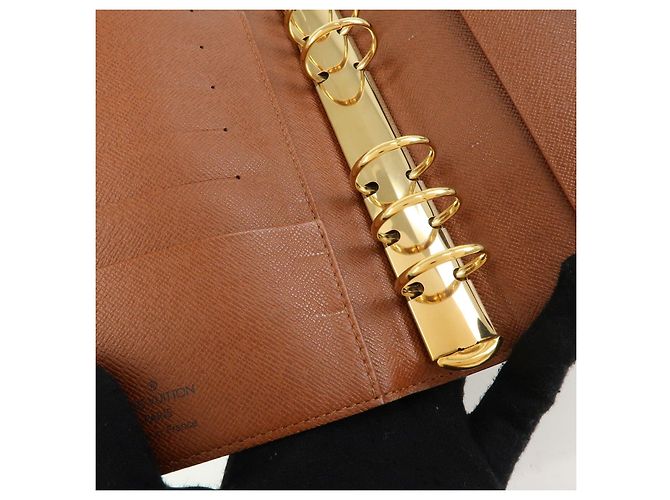 Copertina Agenda Louis Vuitton Monogram Agenda MM Marrone R20105 - vista 15