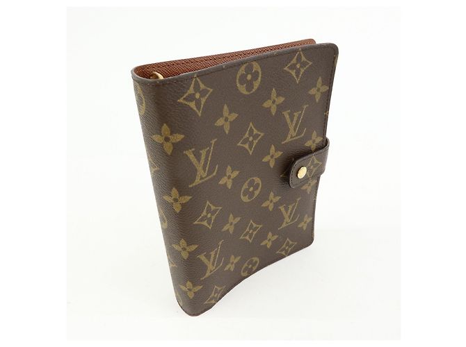 Copertina Agenda Louis Vuitton Monogram Agenda MM Marrone R20105 - vista 4