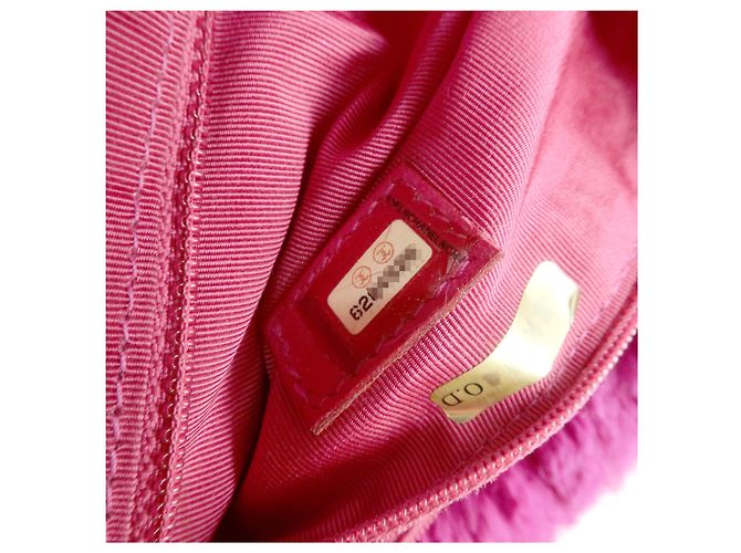 Bolsa de Ombro com Corrente em Couro e Pele de Coelho CHANEL Purple - vista 21
