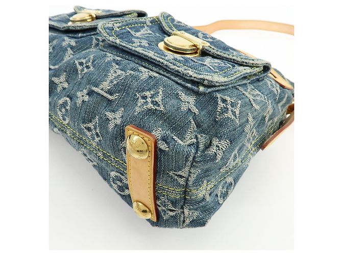 Louis Vuitton Monogram Denim Baggy PM Borsa 2Way Borsa a Tracolla M95049 - vista 10
