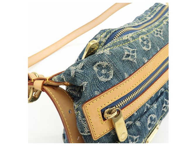 Louis Vuitton Monogram Denim Baggy PM Borsa 2Way Borsa a Tracolla M95049 - vista 13