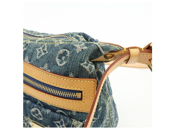 Louis Vuitton Monogram Denim Baggy PM Borsa 2Way Borsa a Tracolla M95049 - vista 14