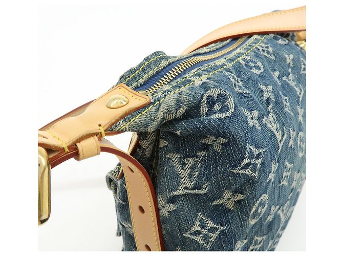 Louis Vuitton Monogram Denim Baggy PM Borsa 2Way Borsa a Tracolla M95049 - vista 15