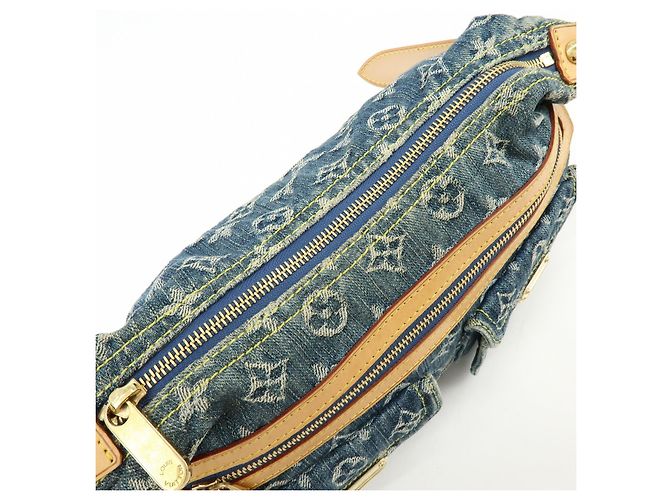 Louis Vuitton Monogram Denim Baggy PM Borsa 2Way Borsa a Tracolla M95049 - vista 17