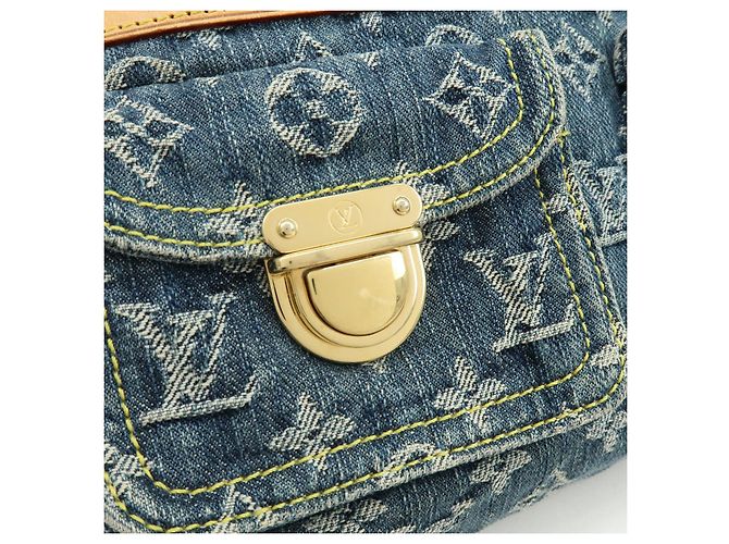 Louis Vuitton Monogram Denim Baggy PM Borsa 2Way Borsa a Tracolla M95049 - vista 19
