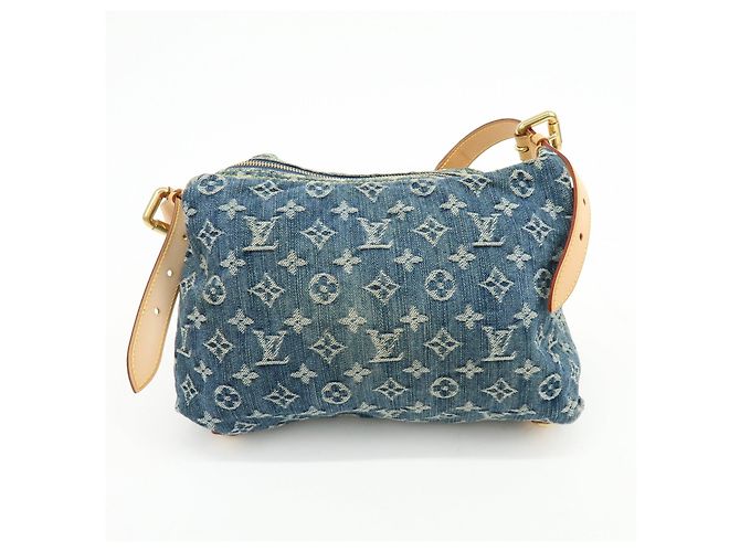 Louis Vuitton Monogram Denim Baggy PM Borsa 2Way Borsa a Tracolla M95049 - vista 2
