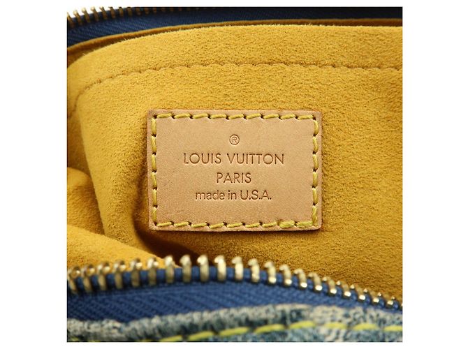 Louis Vuitton Monogram Denim Baggy PM Borsa 2Way Borsa a Tracolla M95049 - vista 23