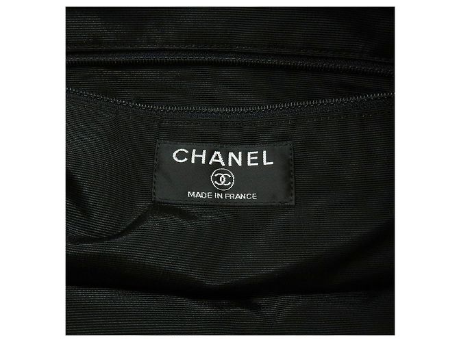 Borsa Tote in camoscio e pelliccia di coniglio CHANEL Brown Beige - vista 22