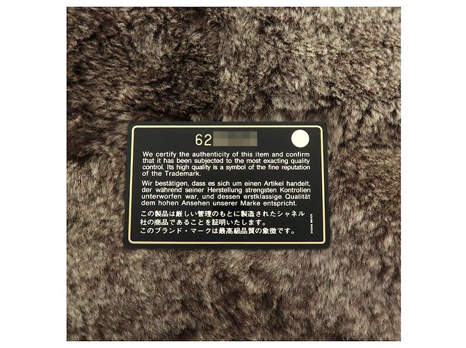Borsa Tote in camoscio e pelliccia di coniglio CHANEL Brown Beige - vista 24
