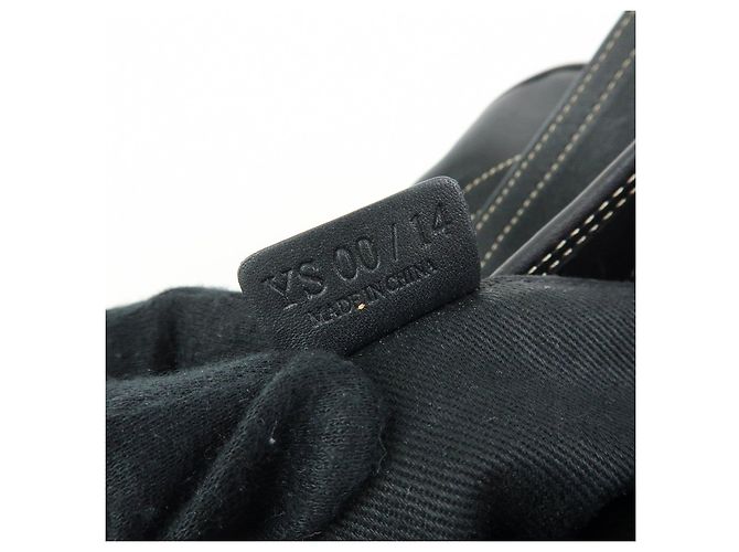 Céline Borsa a spalla e a mano CELINE in tela Macadam e pelle Nera - vista 20