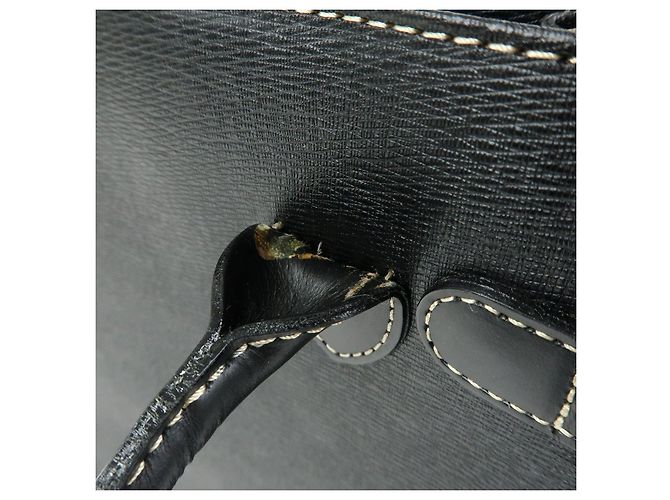 BURBERRY Borsa a mano e tote bag in pelle Nova Plaid Nera - vista 10
