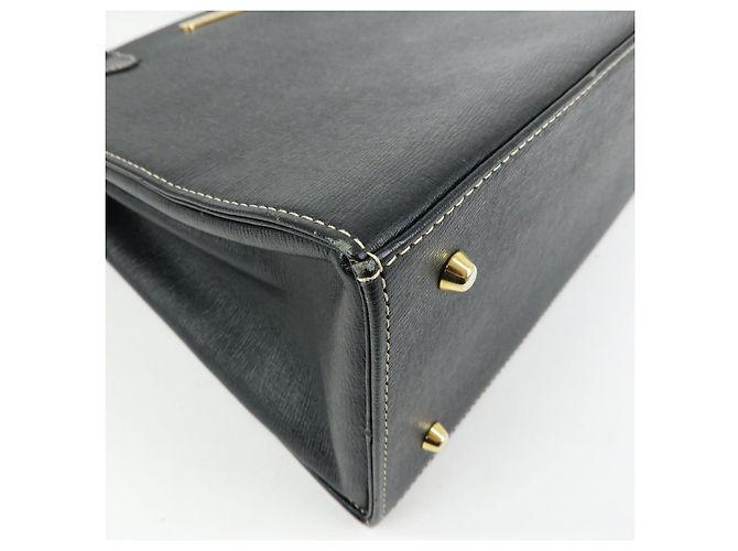 BURBERRY Borsa a mano e tote bag in pelle Nova Plaid Nera - vista 11