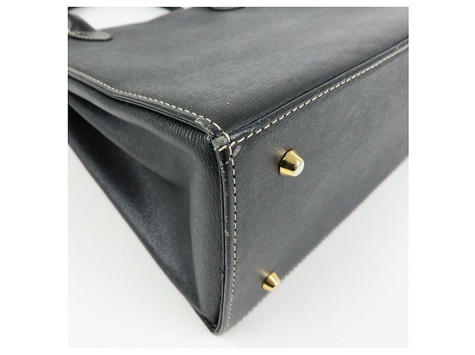 BURBERRY Borsa a mano e tote bag in pelle Nova Plaid Nera - vista 13
