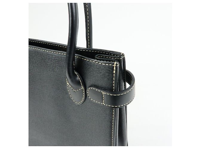 BURBERRY Borsa a mano e tote bag in pelle Nova Plaid Nera - vista 19