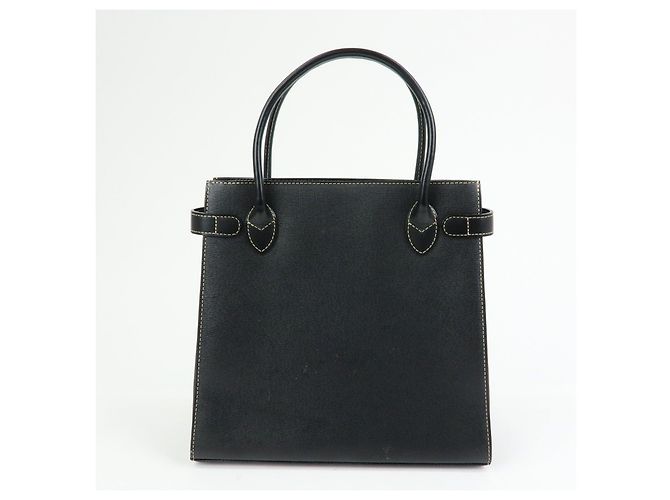 BURBERRY Borsa a mano e tote bag in pelle Nova Plaid Nera - vista 2