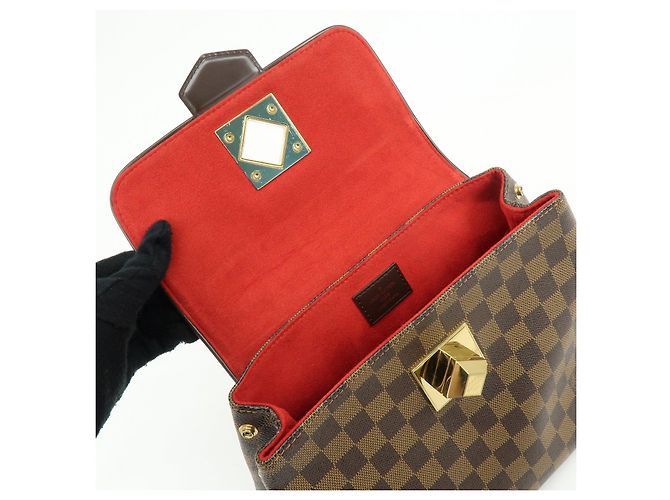 Louis Vuitton Damier Bergamo PM Canvas Leather 2Way shoulder Bag N41167 - vista 19