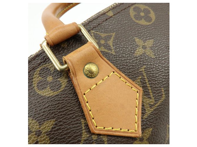 Louis Vuitton Monogram Speedy 30 Boston Bag Hand Bag Brown M41526 - vista 10