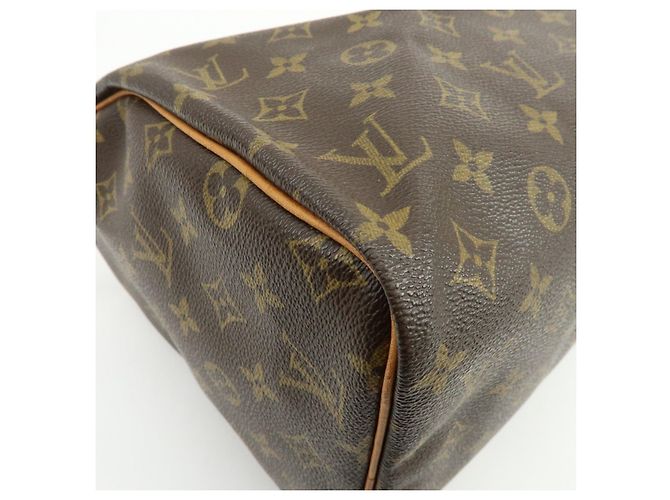 Louis Vuitton Monogram Speedy 30 Boston Bag Hand Bag Brown M41526 - vista 11