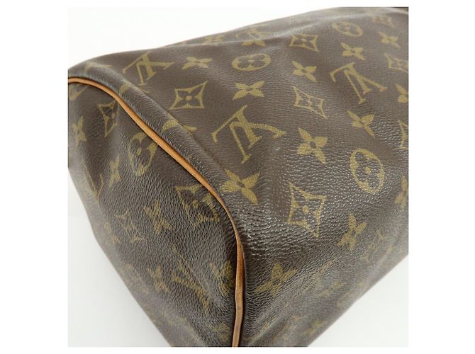 Louis Vuitton Monogram Speedy 30 Boston Bag Hand Bag Brown M41526 - vista 13