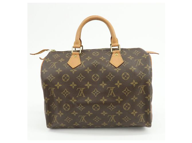 Louis Vuitton Monogram Speedy 30 Boston Bag Hand Bag Brown M41526 - vista 2