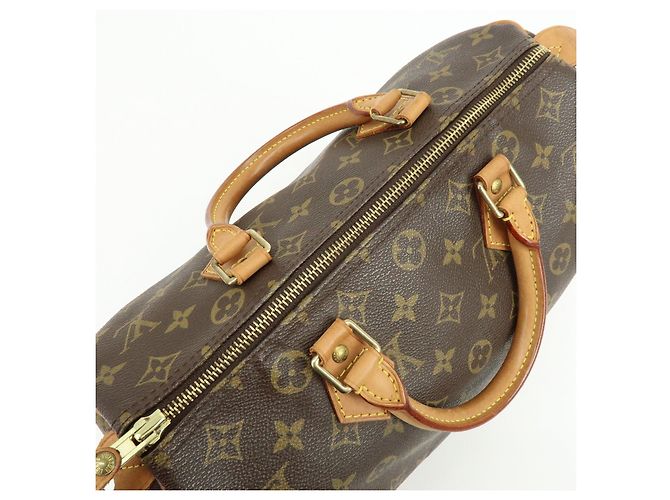 Louis Vuitton Monogram Speedy 30 Boston Bag Hand Bag Brown M41526 - vista 20